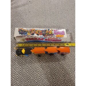 Vintage Wind-Up Zig-Zag Comic Express Train Tin Lithograph NIB